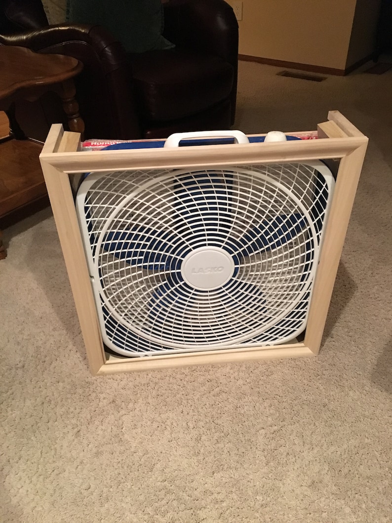 Air Filter Fan Box Frame Filter Air In Your Room Etsy