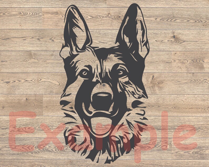 Download German shepherd dog head Silhouette SVG Cutting Files ...