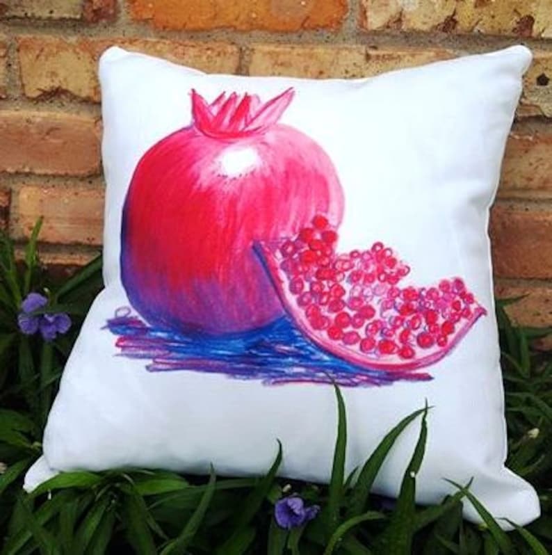 pomegranate pillow