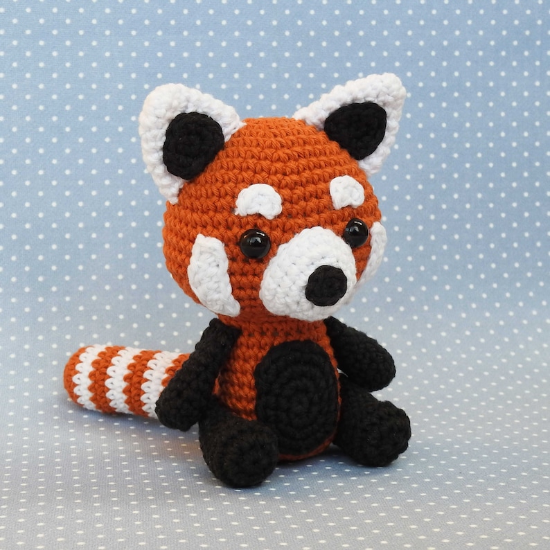 Red Panda Amigurumi Crochet Pattern | Etsy