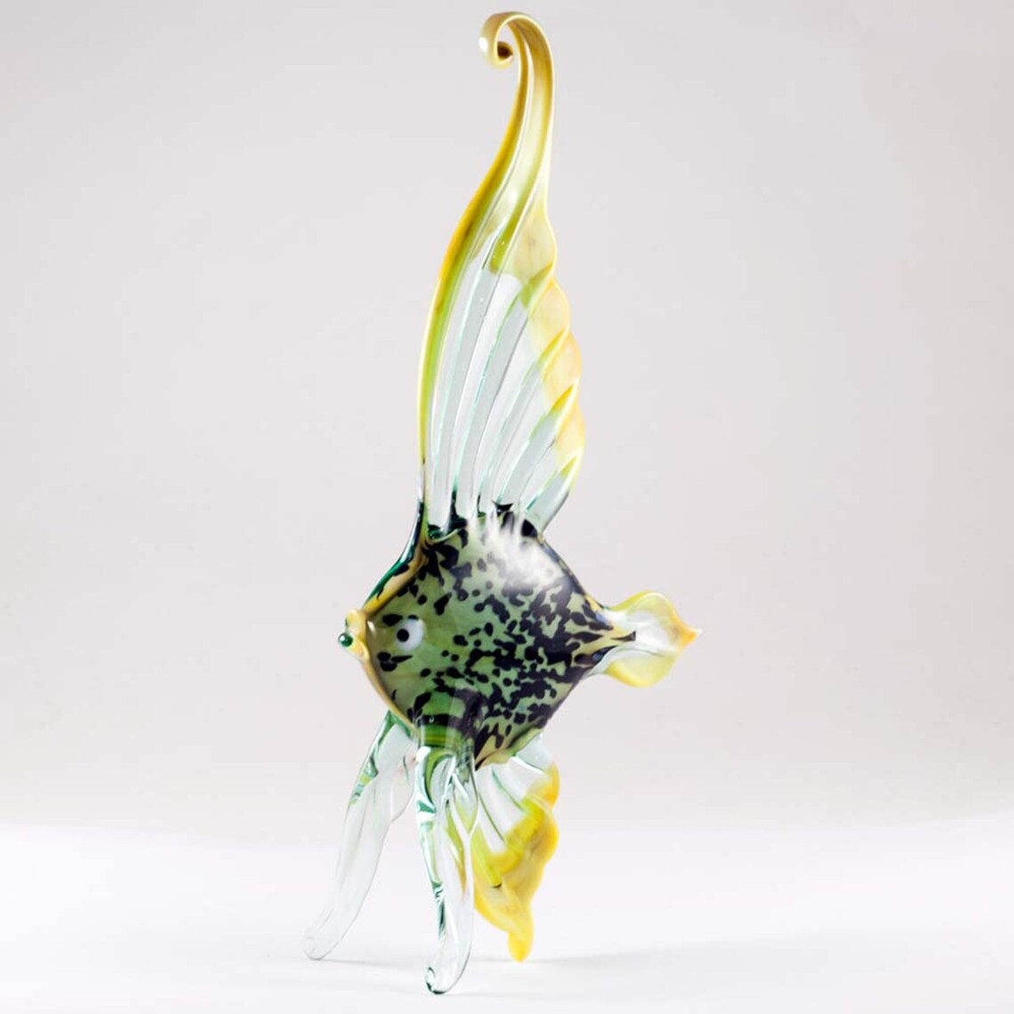 Glass Hanging Fish Sacalaria Figurine Blown Glass Fish Etsy