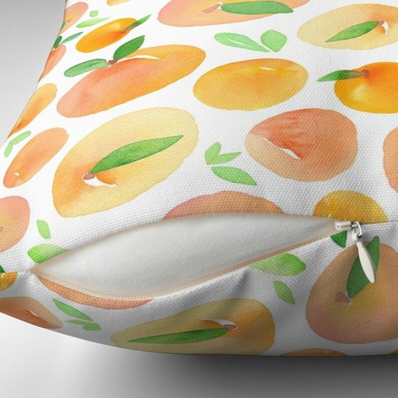 Peach throw pillow throw pillow decorative pillow peach Etsy