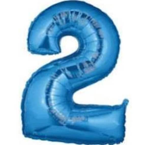 40 NUMBER BALLOONS  blue  number balloons  jumbo number  craft supplies  giant balloons  party supplies  party decor  balloons