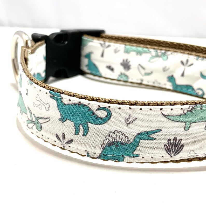 Dinosaur Dog Collar Harness or Leash with Personalized Etsy
