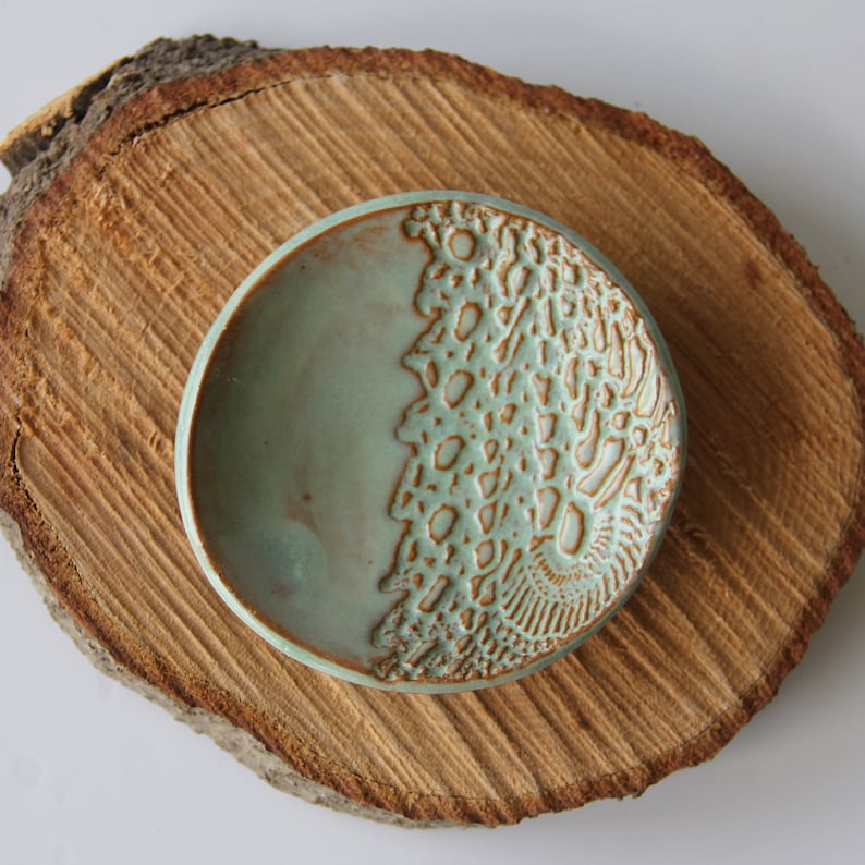 Ceramic Ring Dish handmade pottery trinket tray jewelry Etsy