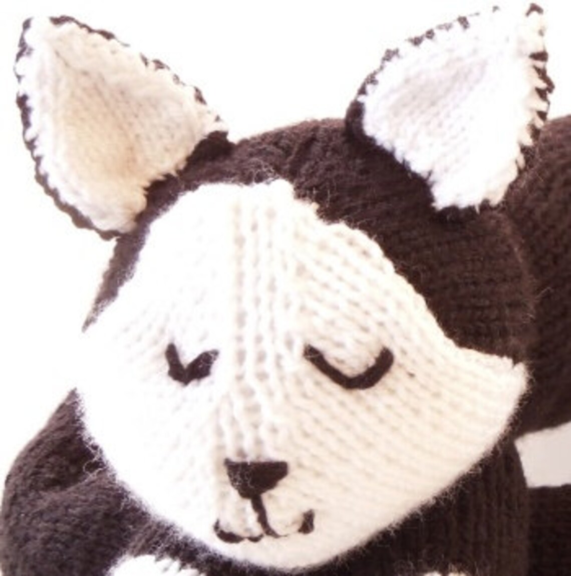 Knitting PATTERN Kitty Draft Excluder/Draught Excluder Etsy