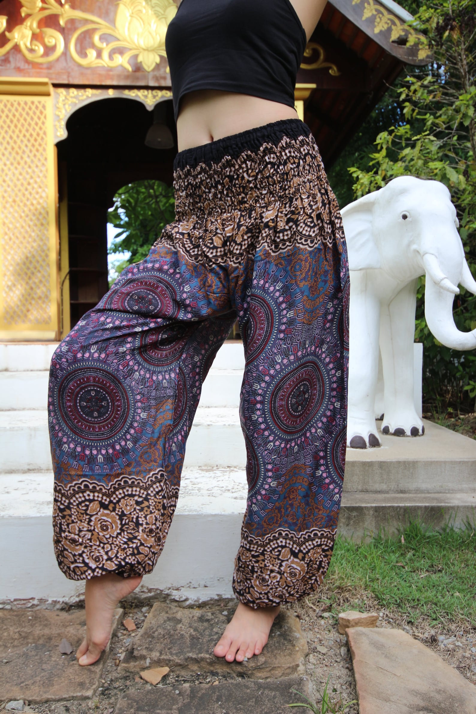 Plus Size Harem Pants Yoga pants Hippie Pants Bohemian Pants | Etsy