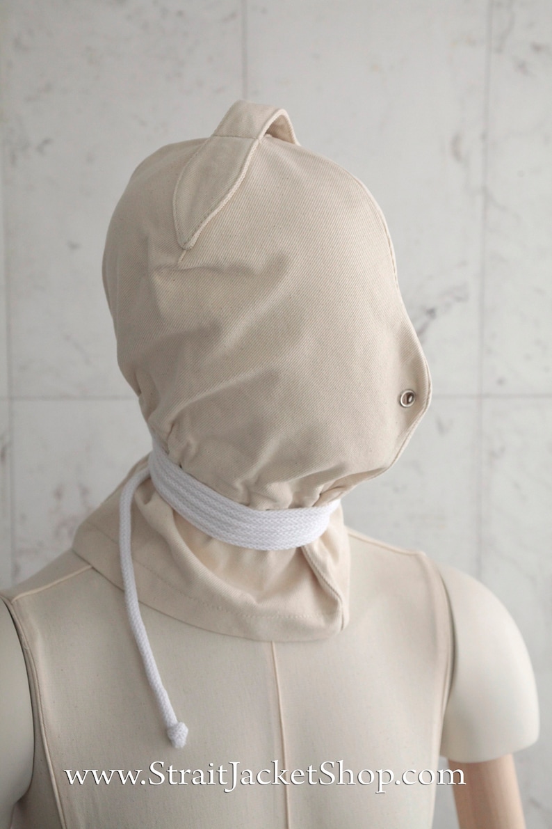 Bondage Hood Straitjacket Heavy Duty BDSM Blindfold Mask | Etsy