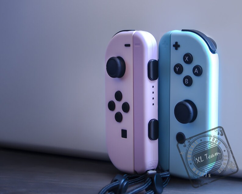 Custom Pastel Pink and Blue Nintendo Switch Joy-Con JoyCon | Etsy