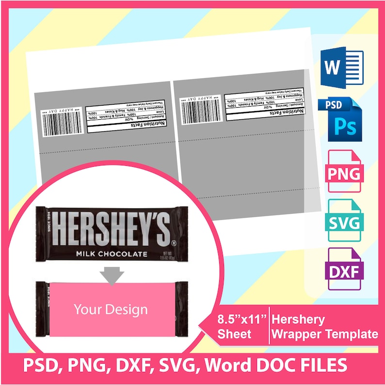 Hershey Labels Template