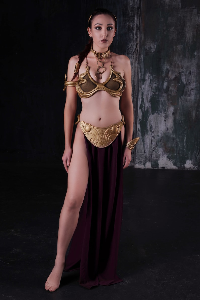 Princess Leia Organa Slave Bikini Costume From Star Wars Etsy