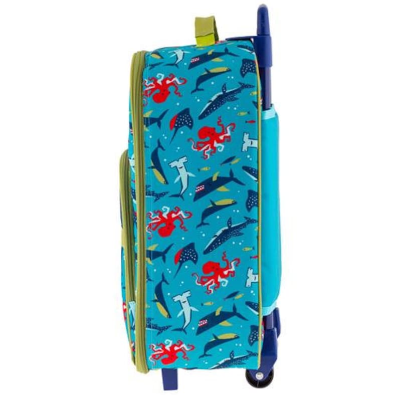 Stephen Joseph Boys Shark Suitcase Children/'s Rolling Luggage Personalized Rolling Luggage for Boys Toddler Travel Bag