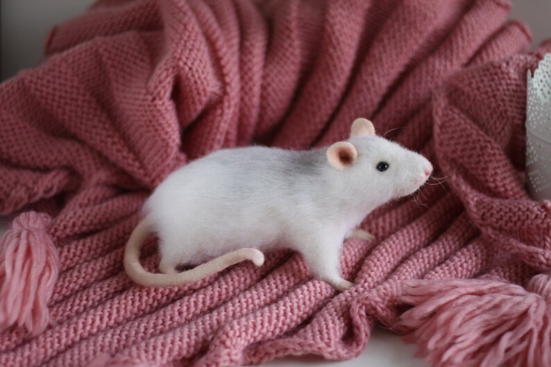 Available for custom order. Rat.Needle felt realistic animal