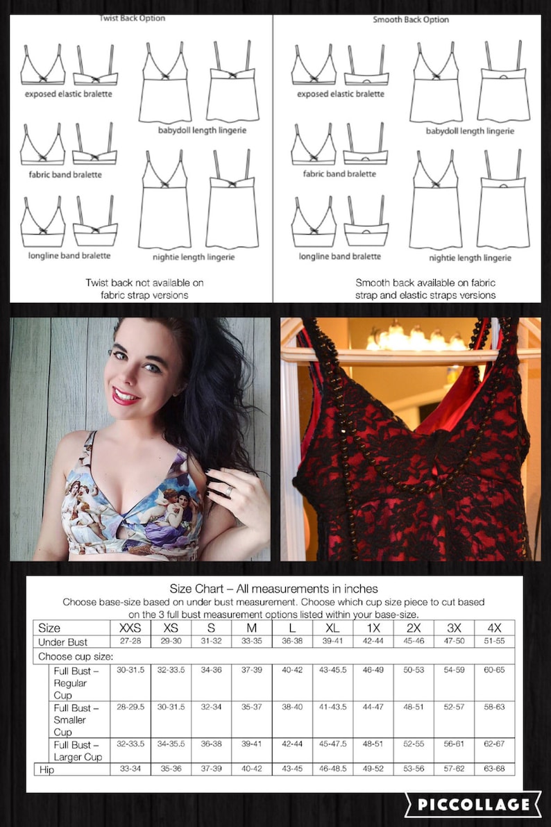 plus size lingerie sewing patterns