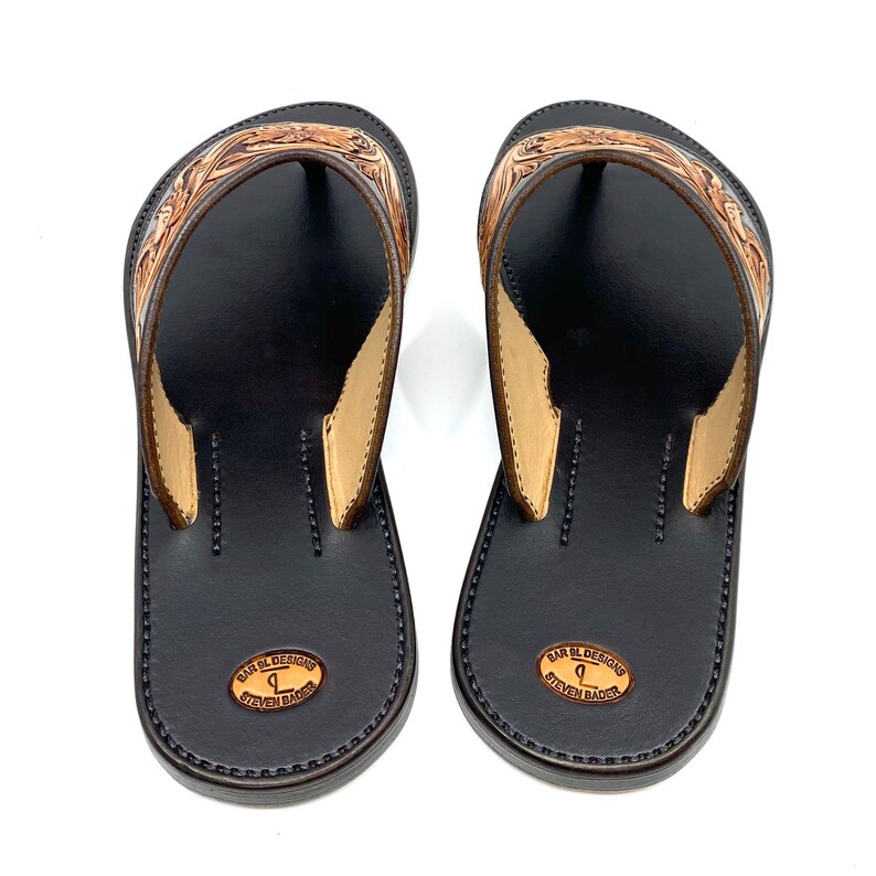 leather flipflop