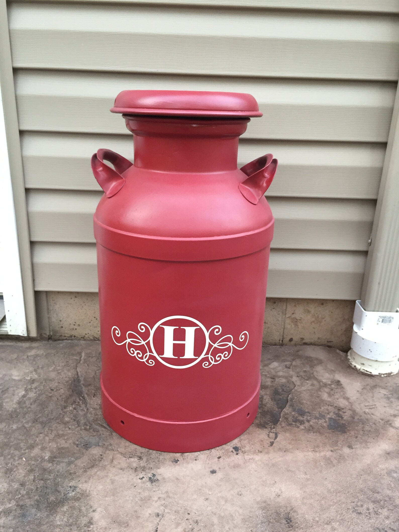 CUSTOM Milk Jug Decal Custom Letter Etsy