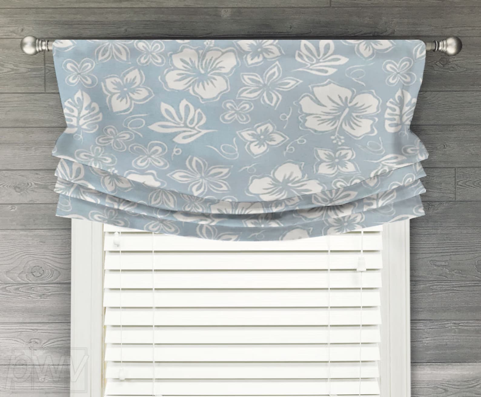 Custom Relaxed Roman Shade Balloon Valance For Single Window Etsy