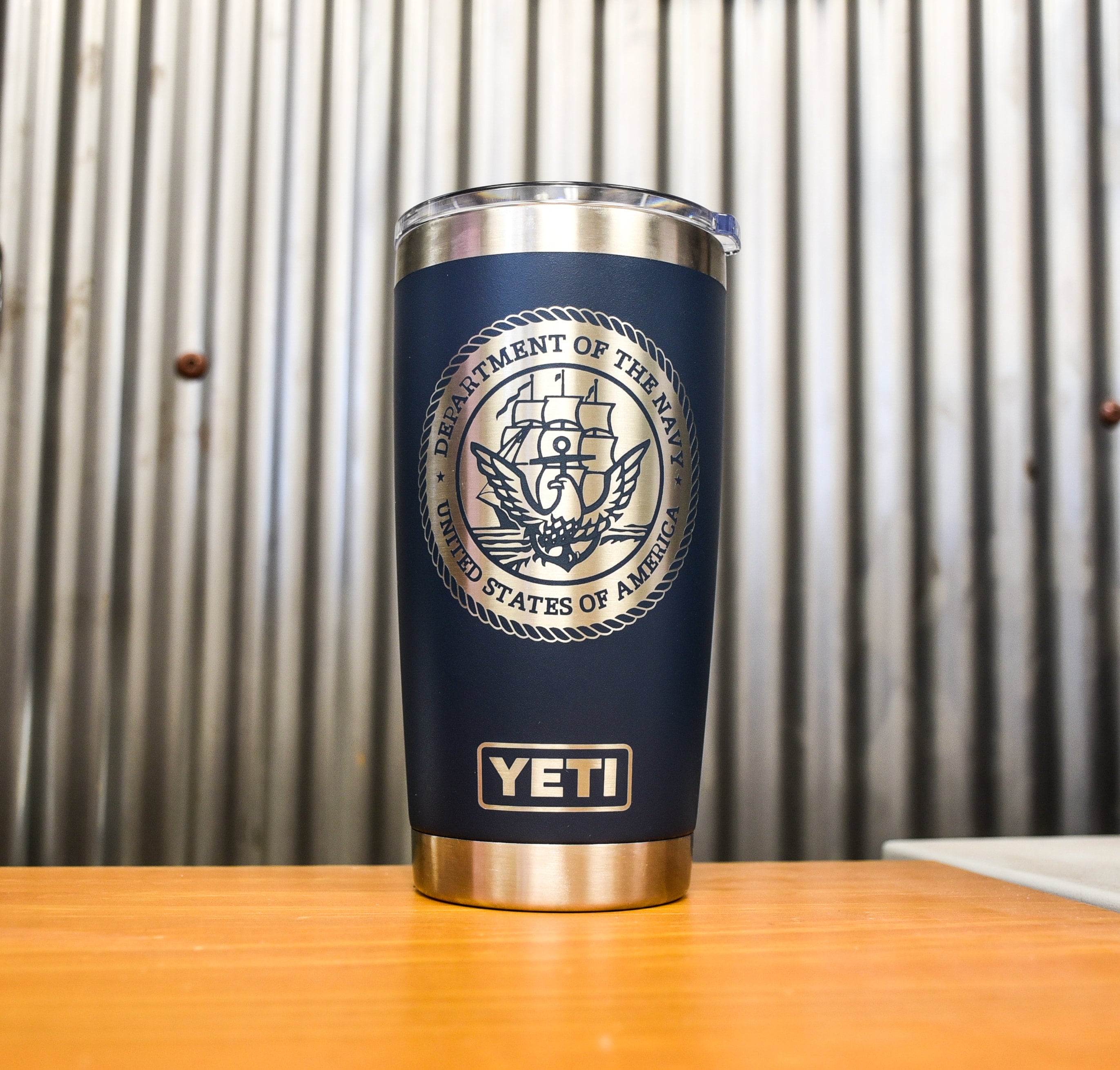 Navy Yeti Tumbler Custom Yeti Personalized Yeti Tumbler 20 oz | Etsy