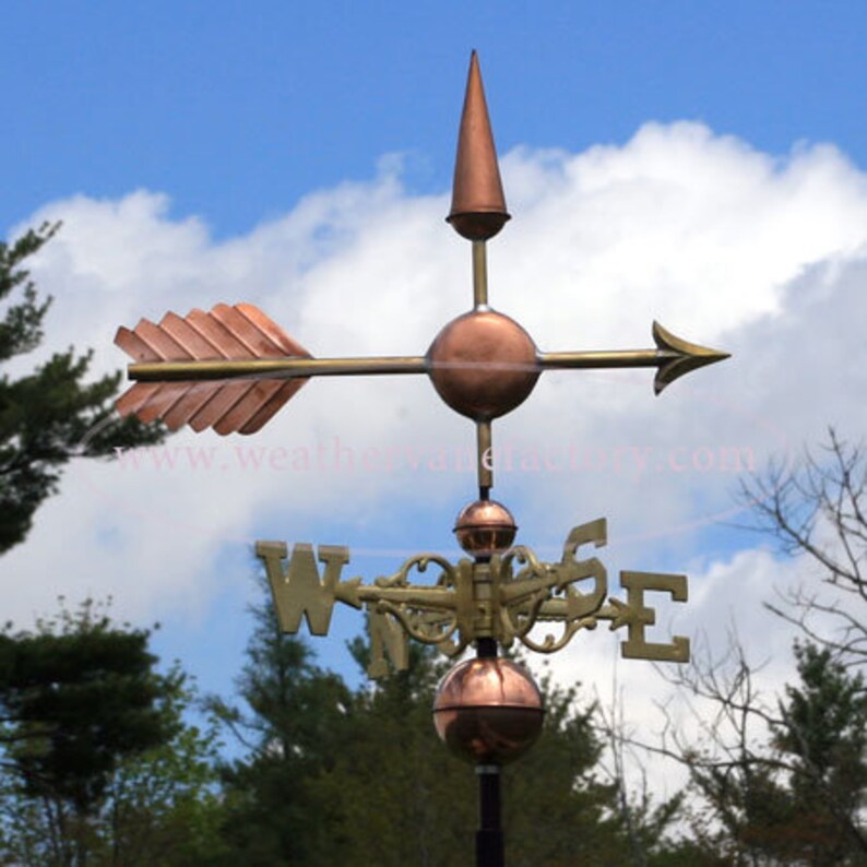 Copper Arrow Weathervanes BHWS166 Etsy