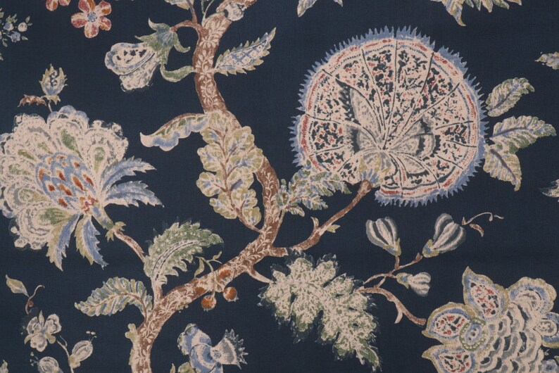 Florals.Dark Blue.Pillowcovers.Toss Pillow.Throw Pillows..Slipcovers.Pillow Cover.Home Decor.Floral.Branch