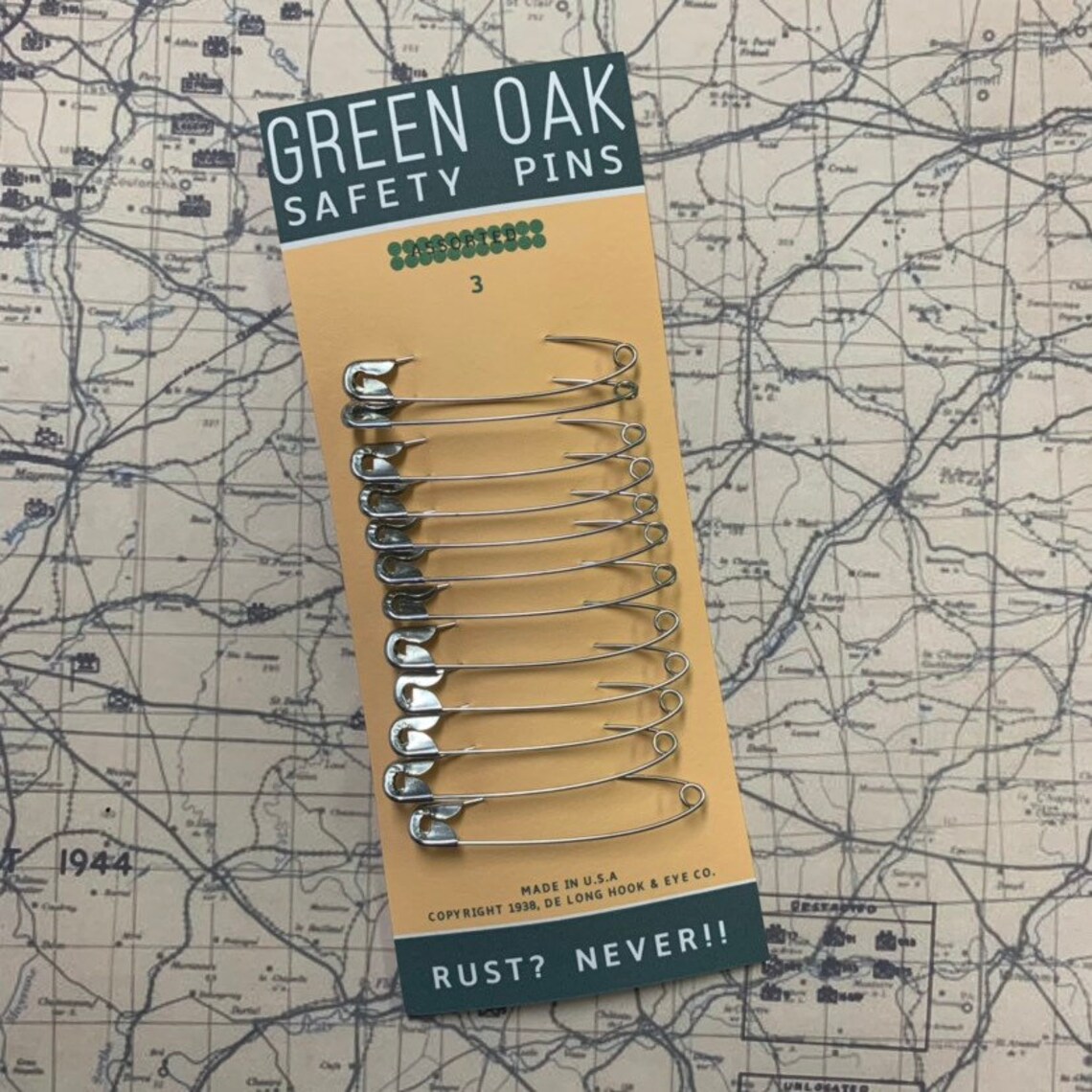 WW2 US Safety Pins for Medical Kit Vehicle First Aid Etsy
