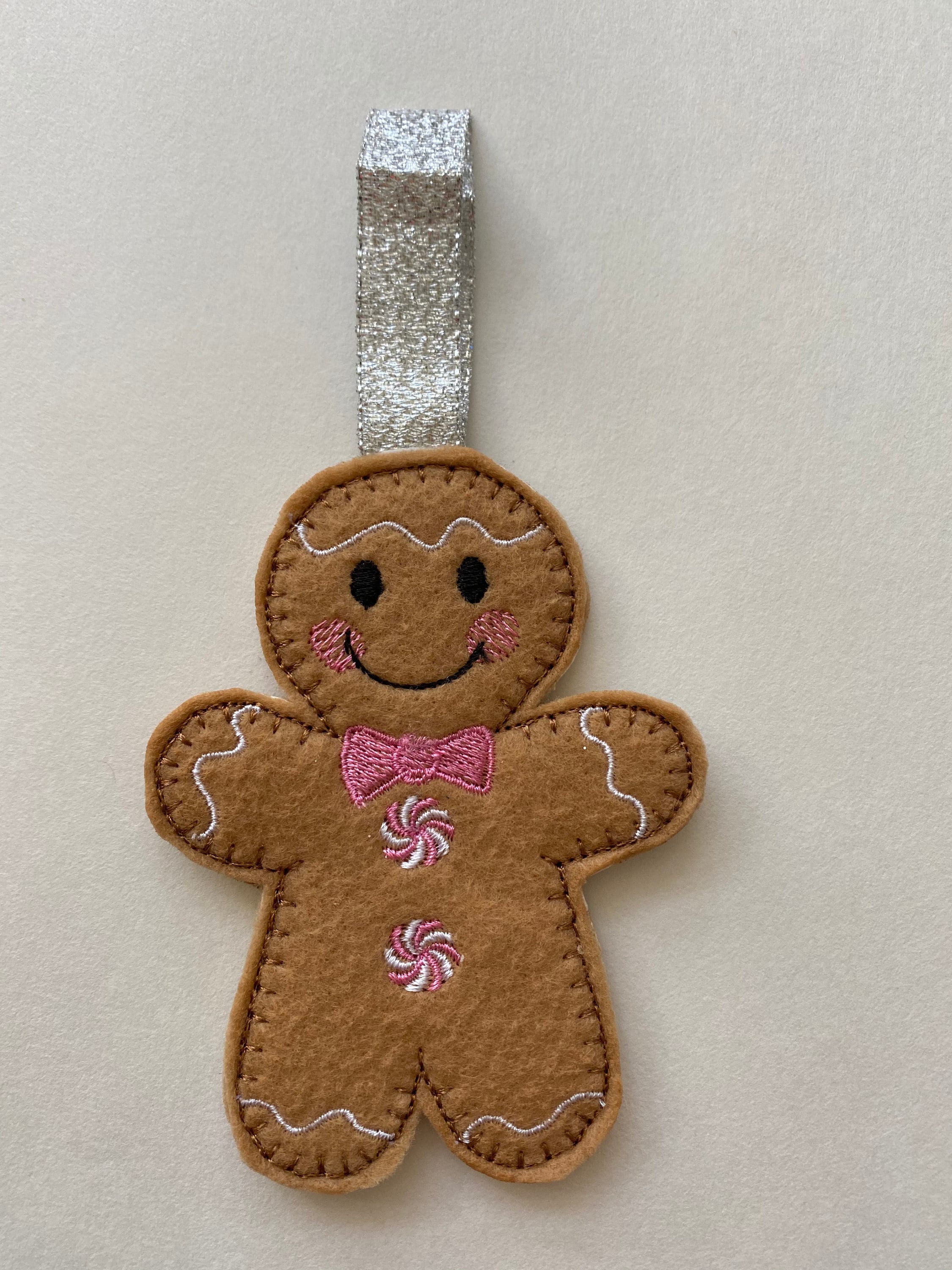 Gingerbread Men Felt Ornaments/Ice Cream Print Felt Dress and | Etsy