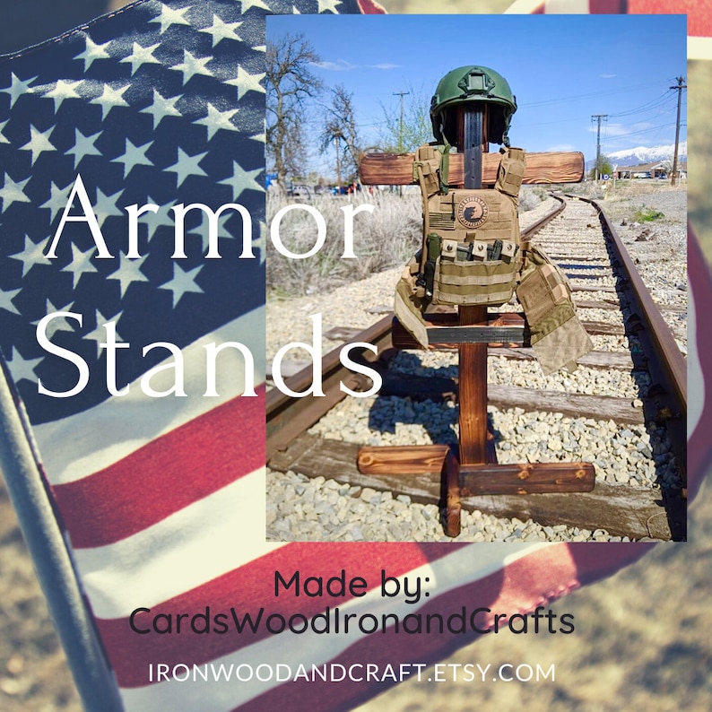 Traditional Military Body Armor Stand Etsy