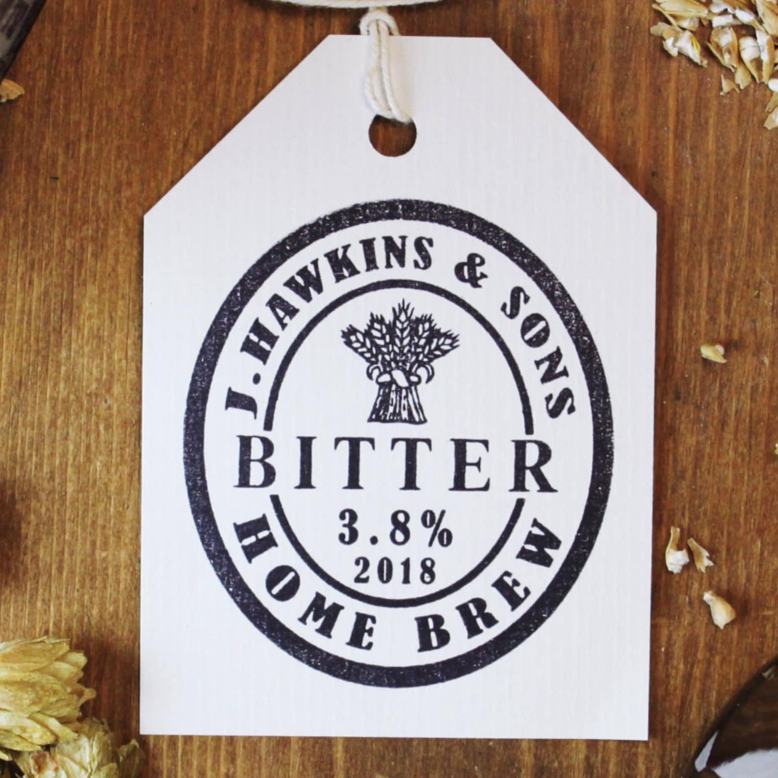 Home brew label stamp Beer label stamp Home brew label Beer Etsy