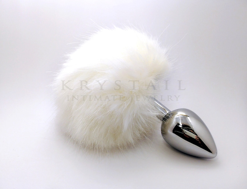 White Bunny Tail Butt Plug Anal Plug Tail Adult Toys Etsy