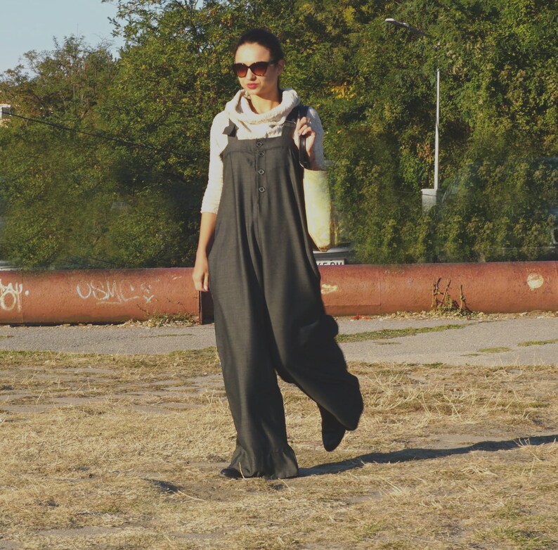 overall palazzo pants