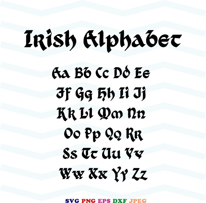 celtic font ireland word celtic font ireland word