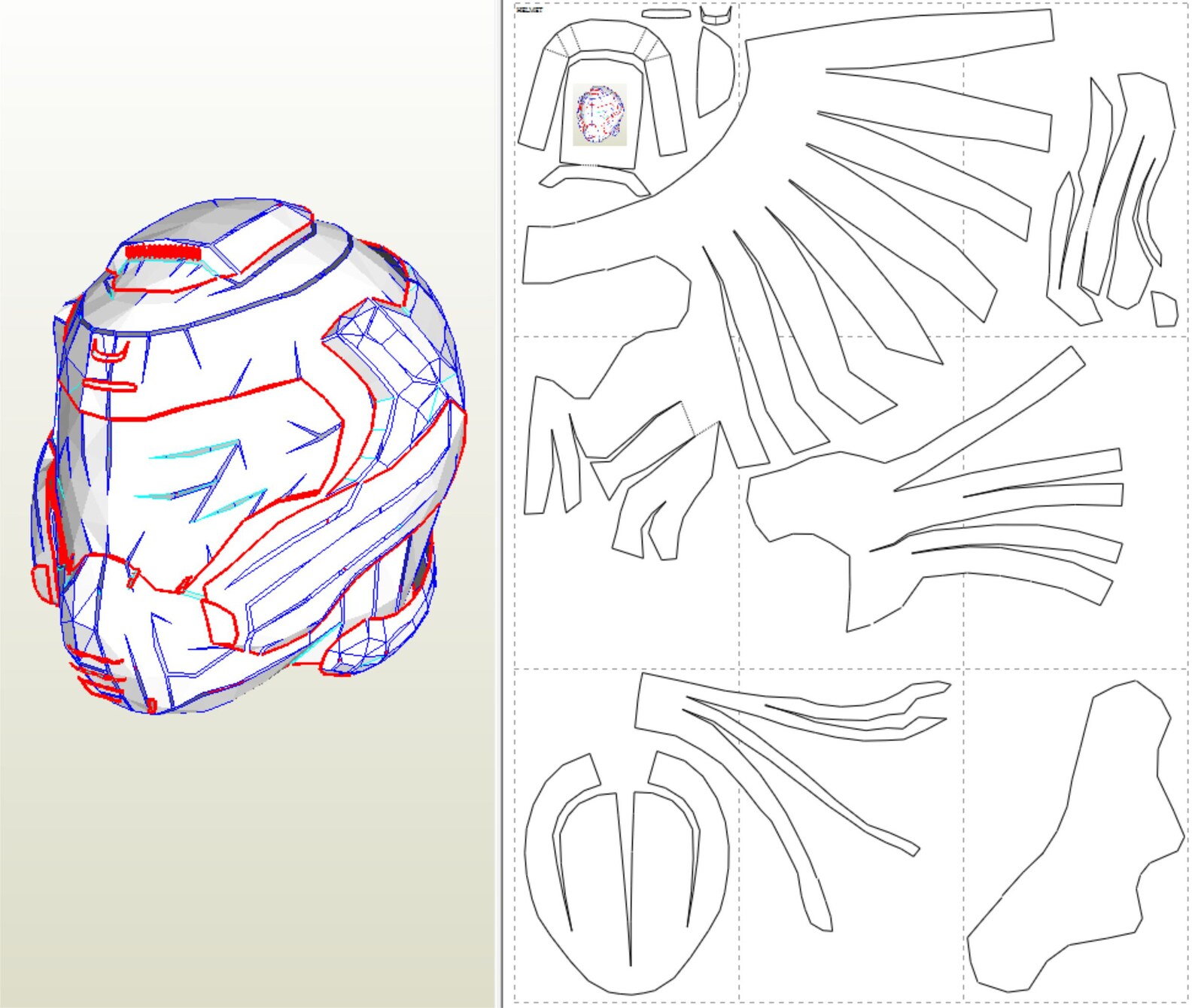 EVA Foam Doom guy body armor pepakura templates to build your | Etsy