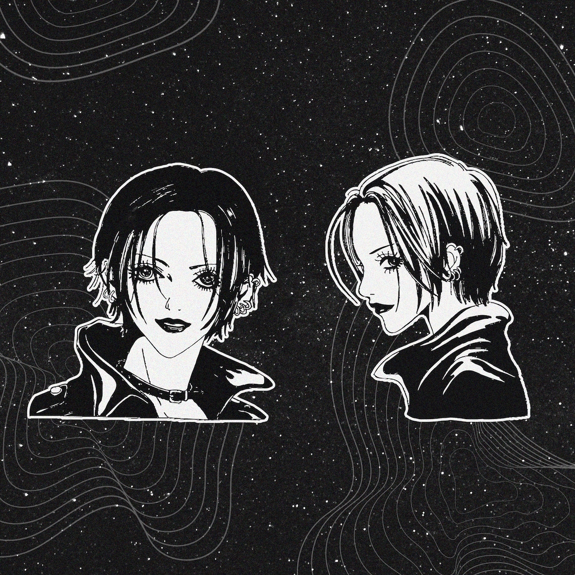 NaNa Sticker/Anime Sticker/Sticker Set/Cool Anime Manga Etsy