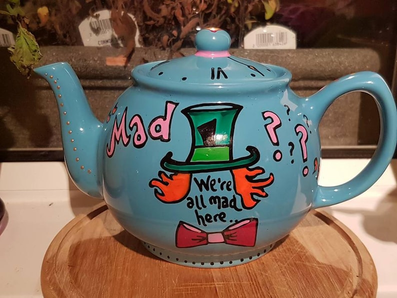 Customised hand painted quirky teapots made to order | Etsy