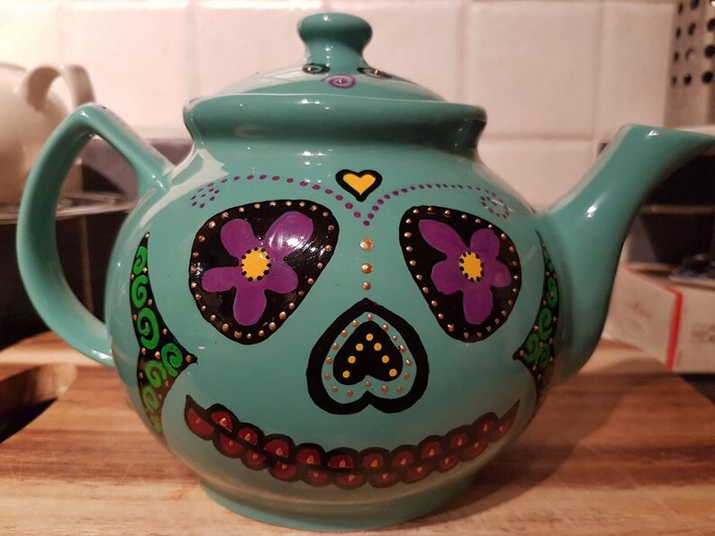 Customised hand painted quirky teapots made to order | Etsy