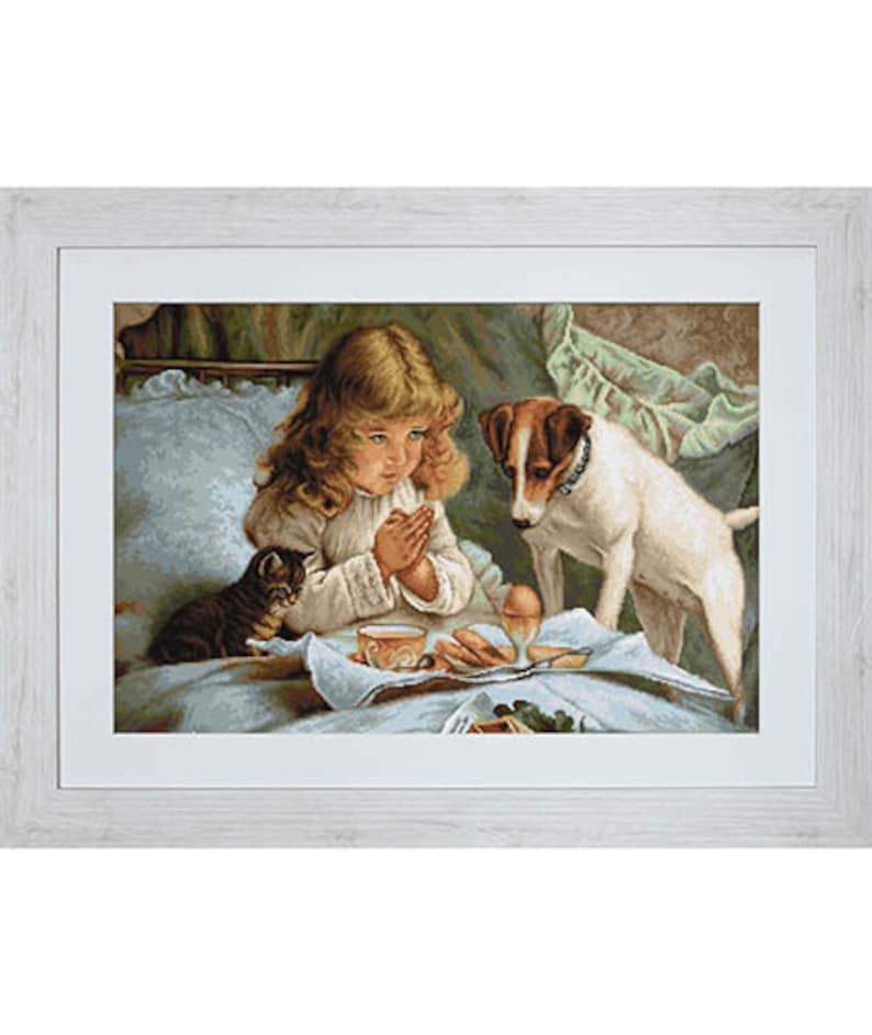 Gobelin tapestry Kit Prayer Gobelin Stitch kits Painting Etsy