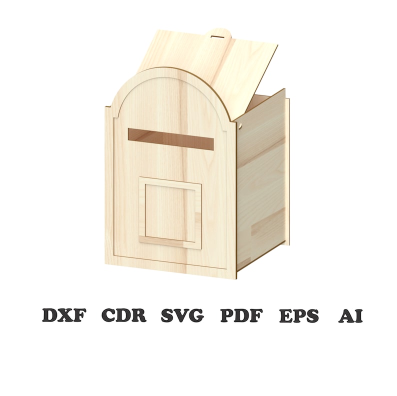 Wedding Post Box Laser Cut Files SvgDxfPdfAiCdrEps Etsy