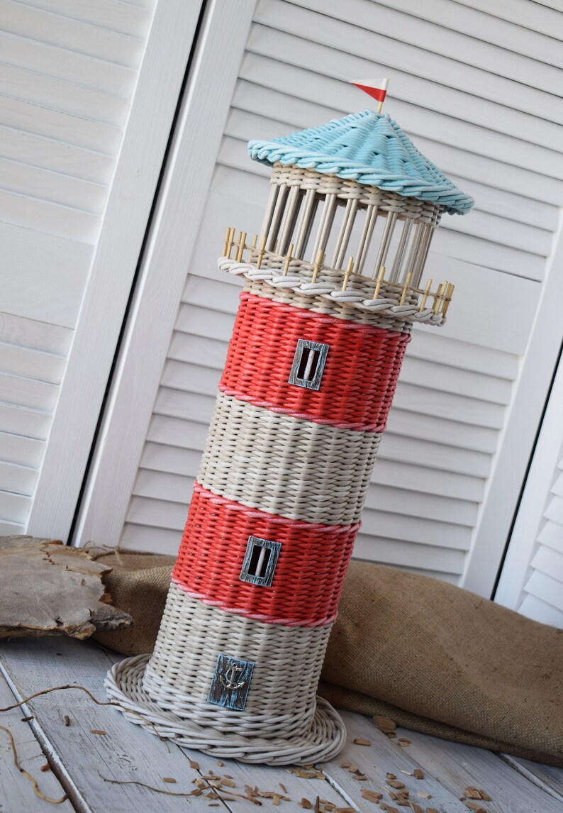 Storage Toilet paper Lighthouse figurines Bathroom Etsy