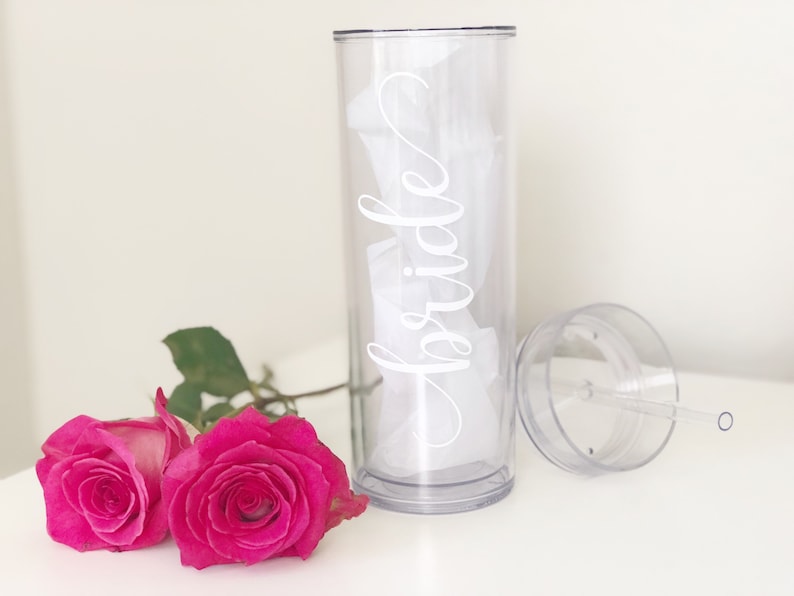 future mrs tumbler bride water bottle plastic bride tumbler skinny tumbler water bottle Bride tumbler with straw engagement gift-