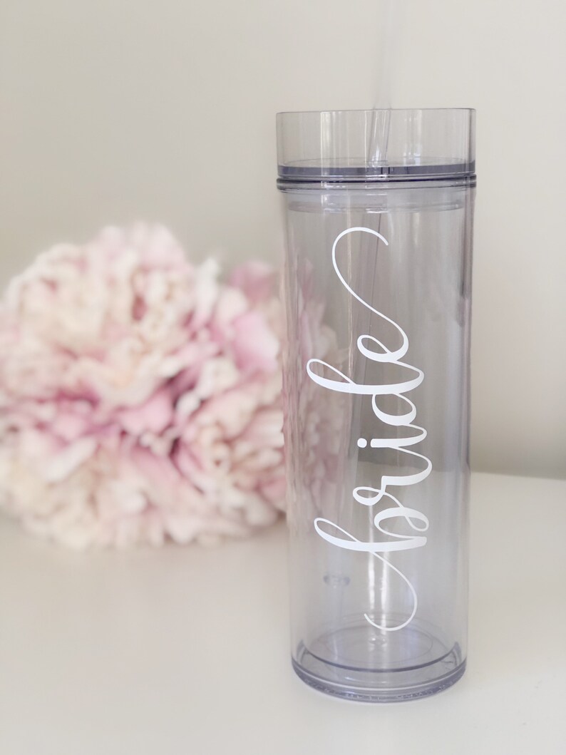 future mrs tumbler bride water bottle plastic bride tumbler skinny tumbler water bottle Bride tumbler with straw engagement gift-