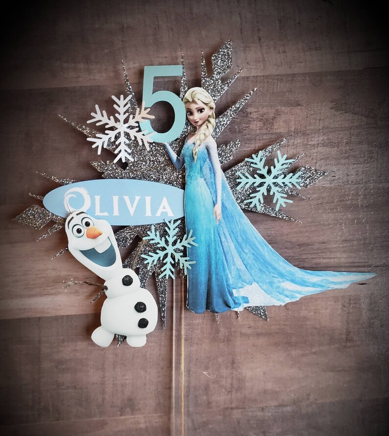 Frozen cake topper/ Elsa cake topper/ Frozen | Etsy