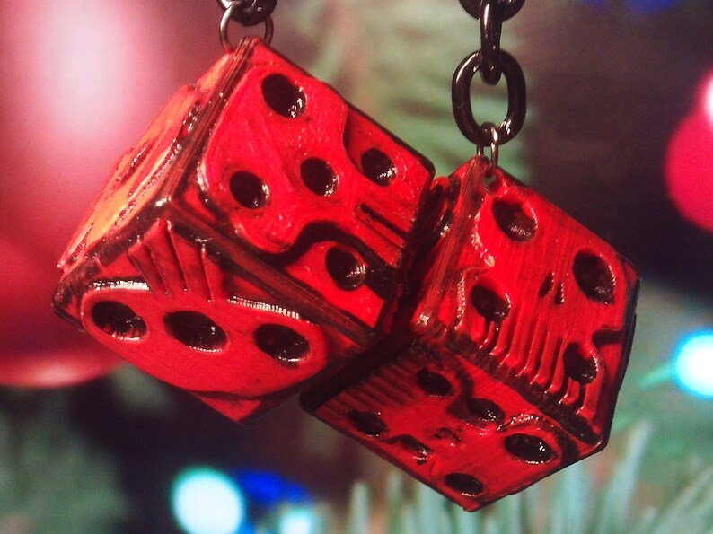 Oogie Boogie Skull Dice on Chain Nightmare Before Christmas Etsy