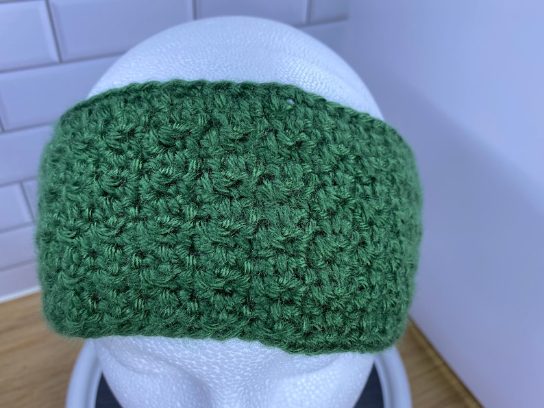Dark Green Headband Dark Sage Ear Warmer Headband