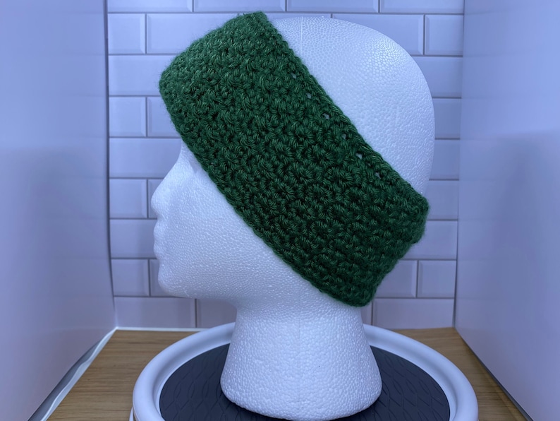 Dark Green Headband Dark Sage Ear Warmer Headband