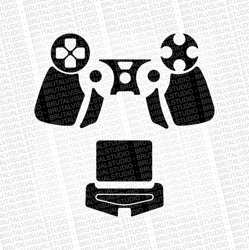 Download Sony PlayStation 4 PS4 GEN 4 DualShock Skin template for | Etsy