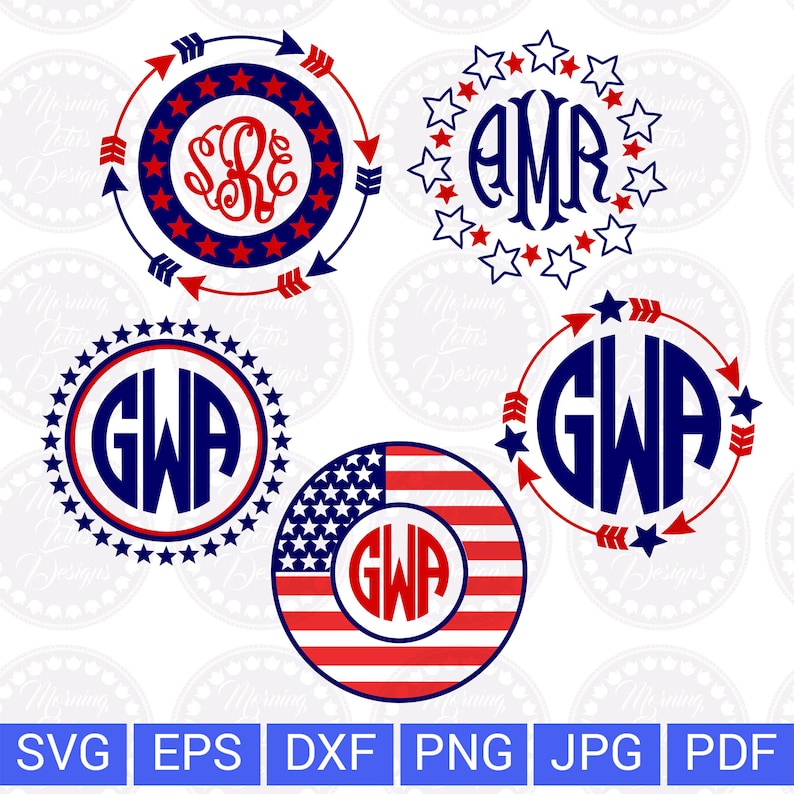 Free Free American Flag Monogram Svg 178 SVG PNG EPS DXF File