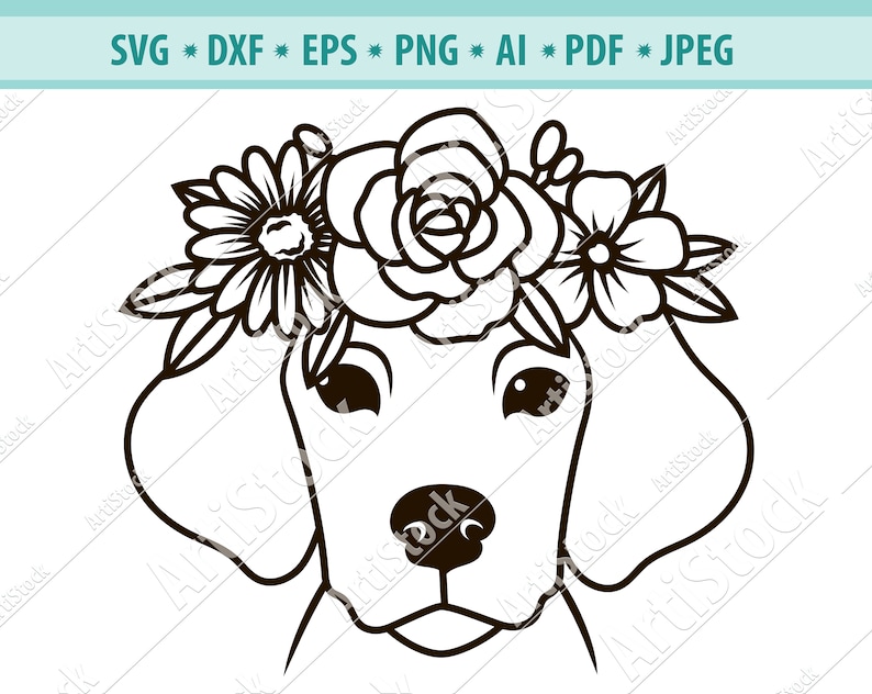 Free Free 274 Flower Crown Svg Black And White SVG PNG EPS DXF File