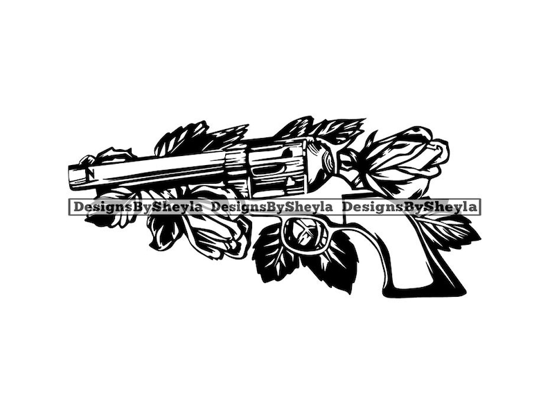 Download Tattoo Gun Flowers Art Artistic Beautiful .SVG .EPS .PNG ...