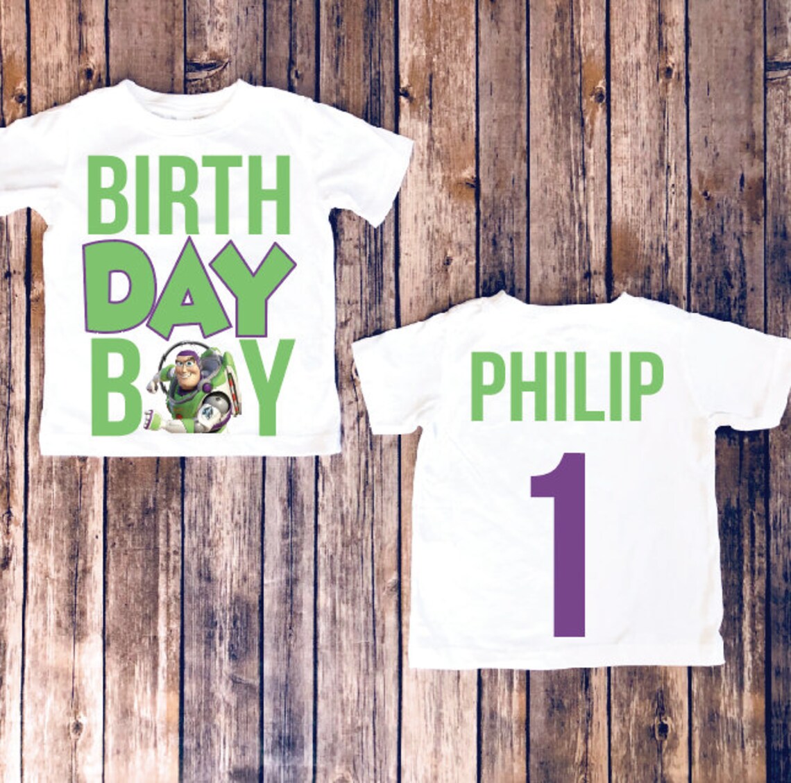 buzz birthday shirt