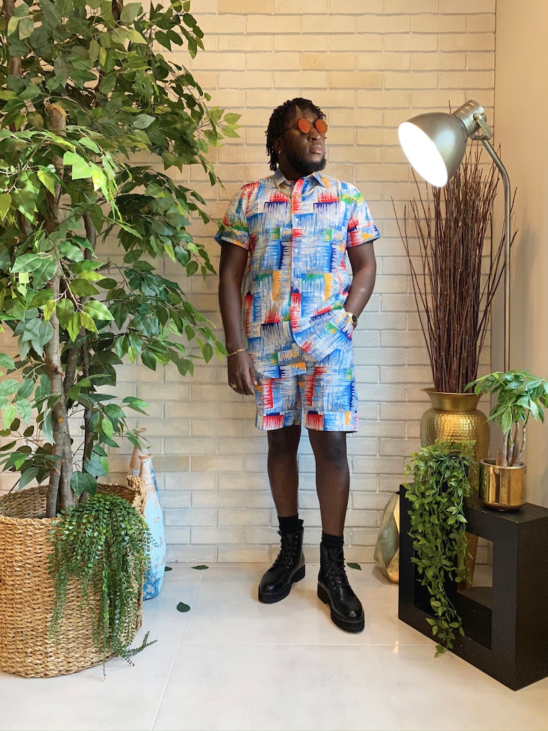 ankara shorts for men